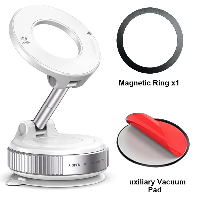 360° Magnetic Car Phone Holder – Strong Grip Mount (Free Home Delivery)