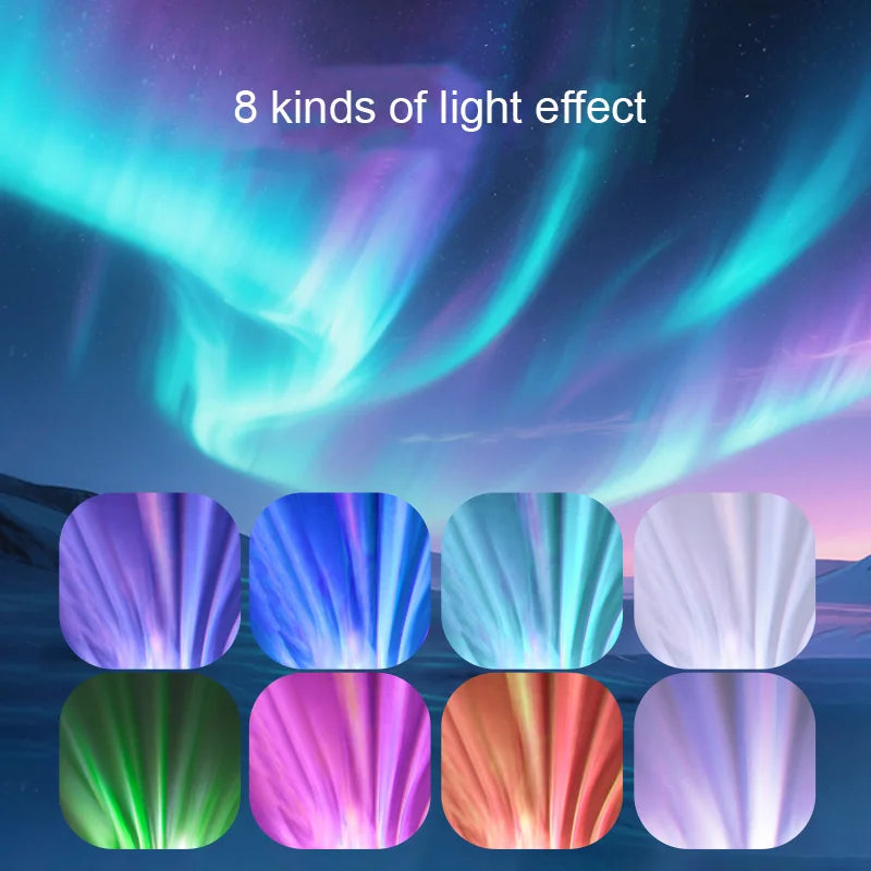 AuroraShell™ Starry Projector Lamp 🐚🌌 Dreamy Night Glow